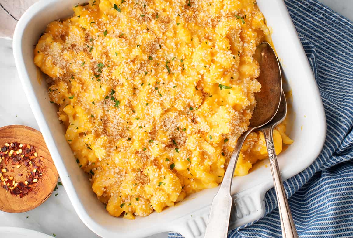 Cauliflower “Mac” and Cheese Casserole